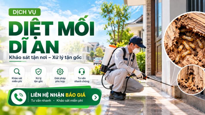 Dịch Vụ Diệt Mối Dĩ An – Khảo Sát & Xử Lý Mối Tận Gốc